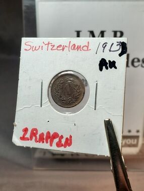 RB 1913 Switzerland Rappen KM# 3.2
